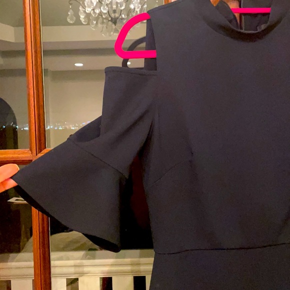 ABS designer navy dress - Picture 2 of 5